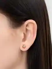 Серьги-пусеты 13мм, 8мм