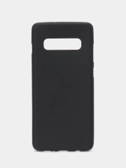 Черный силиконовый чехол для Samsung Galaxy J4+ J6+ S10+ Plus