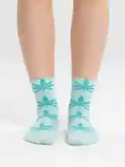 Бирюзовый носки женские "Конопля", 37-41