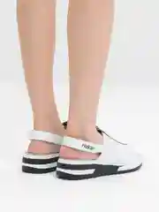 Белый босоножки женские Rieker из натуральной кожи