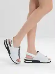 Белый босоножки женские Rieker из натуральной кожи