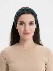 Тёмно-зелёный повязка на голову