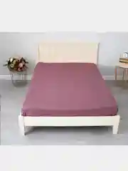 Розовый простыня однотонная, бязь, 1.5-спальная, 2-спальная, евро
