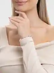 Конфетный браслеты из натуральных камней "Розовый кварц"