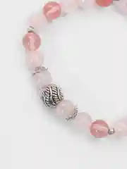 Кораллово-розовый браслеты из натуральных камней "Розовый кварц"