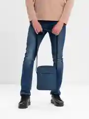 Синий мужская сумка