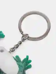 Зеленый брелок "Сова", ручная работа, вязаный
