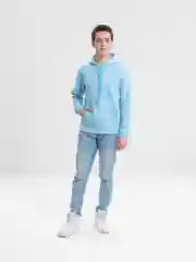 Голубой худи унисекс