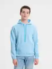 Голубой худи унисекс