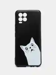 Бронзовый силиконовый чехол для Realme 8 4G/Realme 8 Pro (Реалми 8/8 Про), с принтом, с рисунком