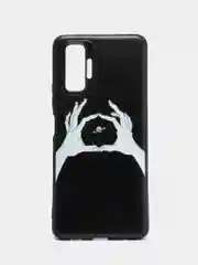 Пастельно-коралловый силиконовый чехол на Xiaomi Note 10 Pro 4G, Note 10 Pro Max, (Сяоми Нот 10 Про Макс)