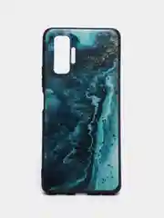 Тёмно-бирюзовый силиконовый чехол на Xiaomi Note 10 Pro 4G, Note 10 Pro Max, (Сяоми Нот 10 Про Макс)