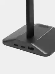 Серебряный подставка стойка для наушников, с RGB подсветкой и USB