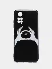 Пастельно-коралловый силиконовый чехол для Xiaomi Redmi Note 11 4G / 11S 4G / 11S NFC 4G, с принтом