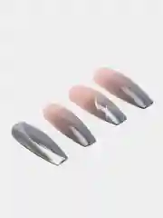 Накладные ногти, с дизайном и клеем