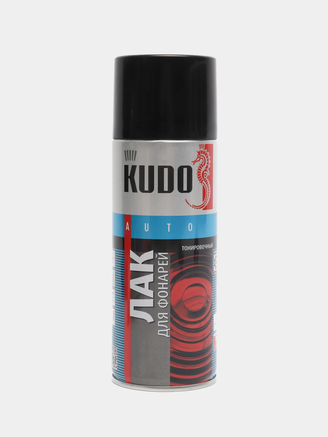 Черный лак для тонировки фонарей и фар, Kudo, 520 мл