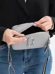 Серый сумка женская, через плечо, из экокожи, кросс-боди, клатч