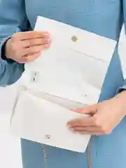 Белый сумка кросс-боди женская