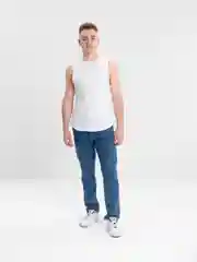 Белый майка мужская