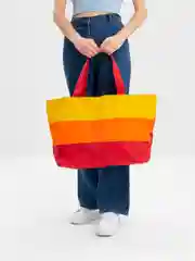 Бордовый сумка пляжная, отдел на молнии