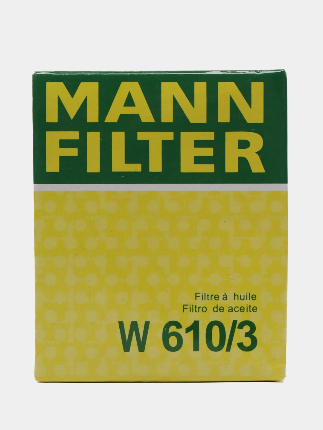 Масляный фильтр MANN-FILTER W 610/3