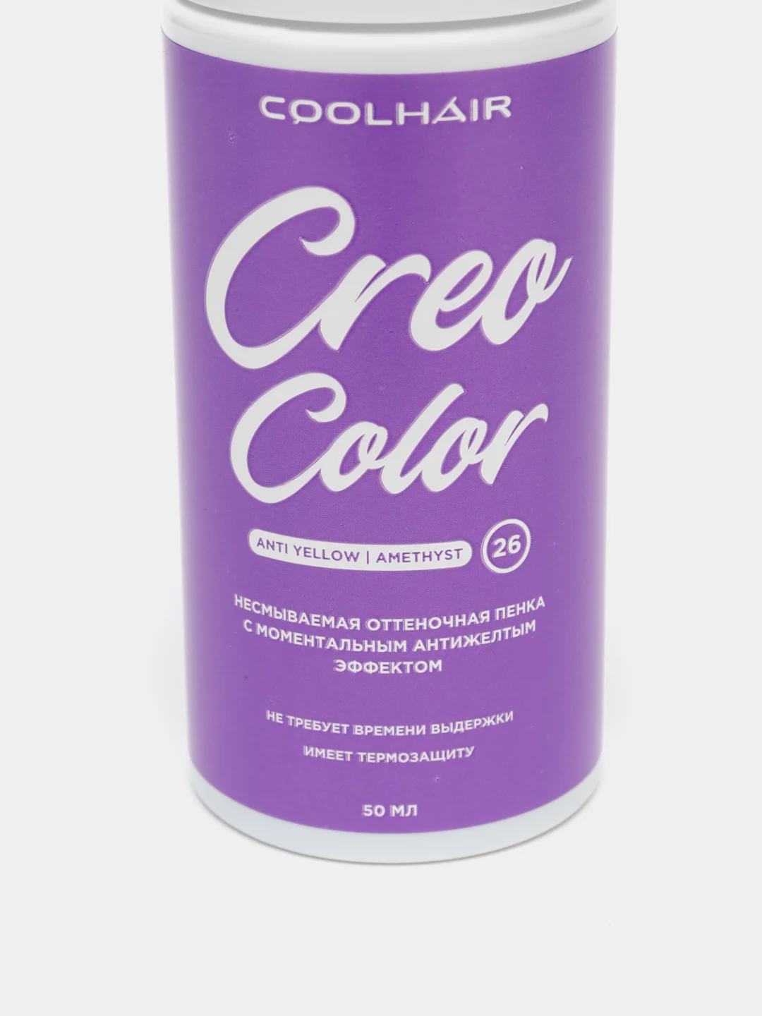 Оттеночная несмываемая пенка для волос Creo Color, в наборе 2*50 мл