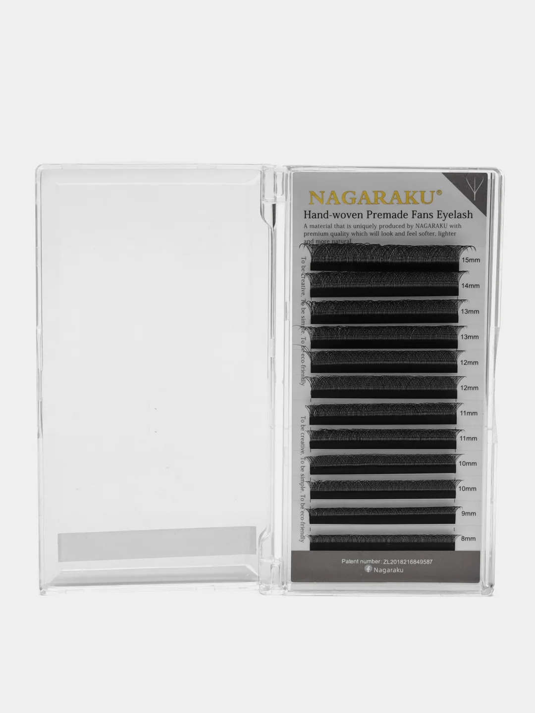 Аметистовый готовые пучки Nagaraku MIX 2D, 3D, 4D, 5D, для наращивания ресниц, нагараку YY W, изгиб C, D, L