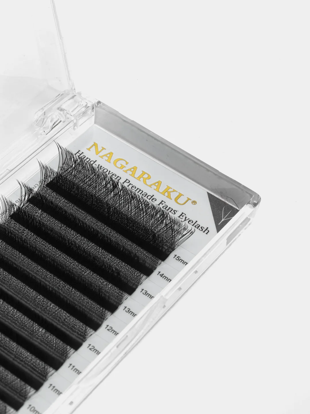 Аметистовый готовые пучки Nagaraku MIX 2D, 3D, 4D, 5D, для наращивания ресниц, нагараку YY W, изгиб C, D, L