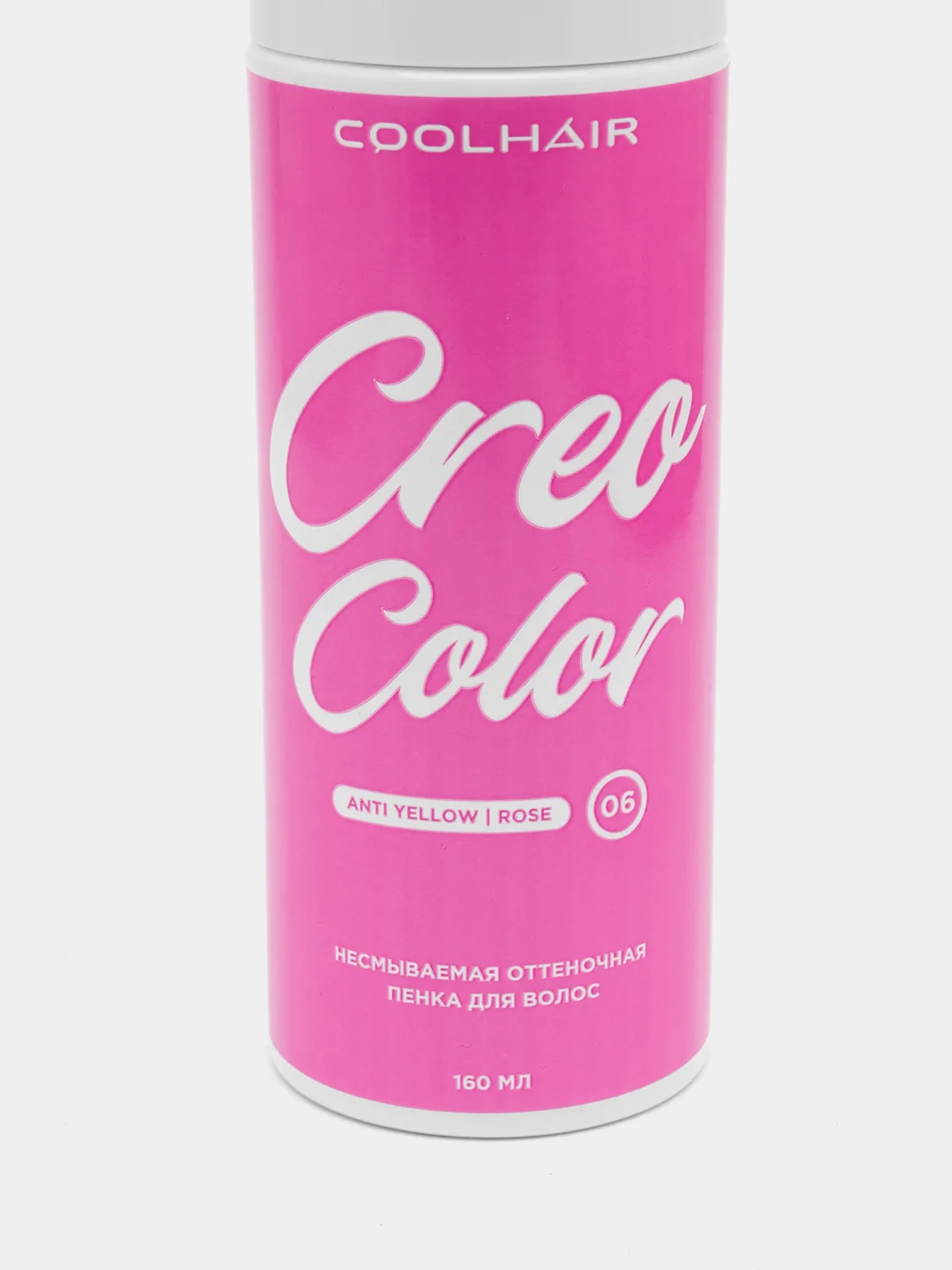 Оттеночная несмываемая пенка для волос Creo Color Rose, 160 мл