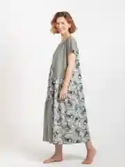 Зеленый платье женское, длинное, летнее, размеры с 50 по 60, Lilians