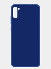 Чехол пластиковый для Samsung Galaxy A11, накладка бампер, синий, LuxCase