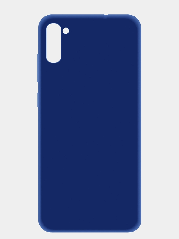 Чехол пластиковый для Samsung Galaxy A11, накладка бампер, синий, LuxCase