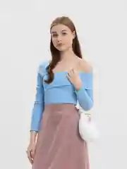 Белый сумка женская через плечо, полумесяц
