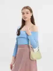 Мятный сумка женская через плечо, сумка кросс боди