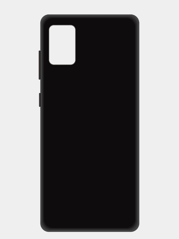 Чехол пластиковый для Samsung Galaxy A31, накладка, бампер, черный, LuxCase