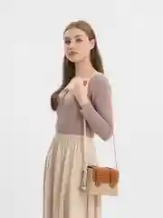 Коричневый сумочка женская