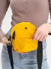 Желтый сумкочка  на плечо для телефона, сумочка на плечо