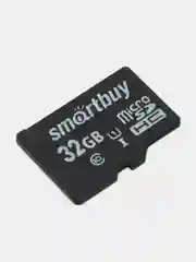 Черный карта памяти MicroSDHC Smartbuy 32 gb