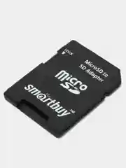 Черный карта памяти MicroSDHC Smartbuy 32 gb