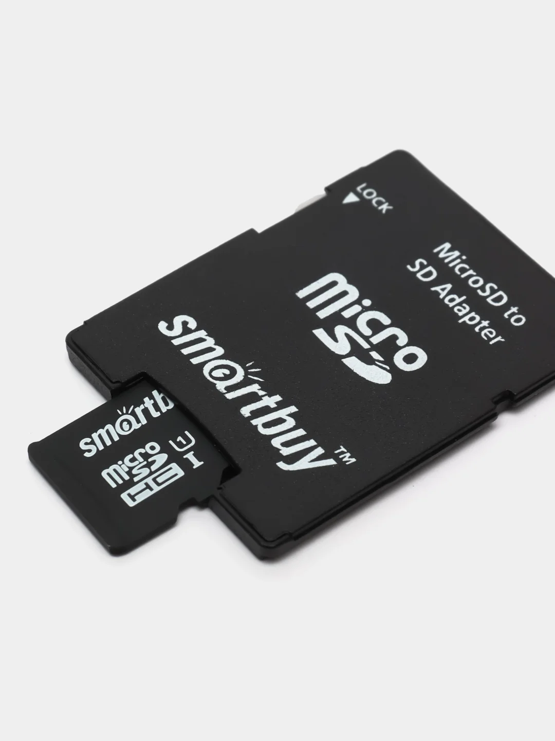 Черный карта памяти MicroSDHC Smartbuy 32 gb
