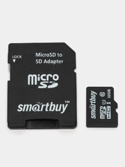 Карта памяти MicroSDHC Smartbuy 32 gb