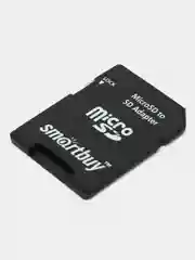 Черный карта памяти MicroSDHC Smartbuy 64 gb
