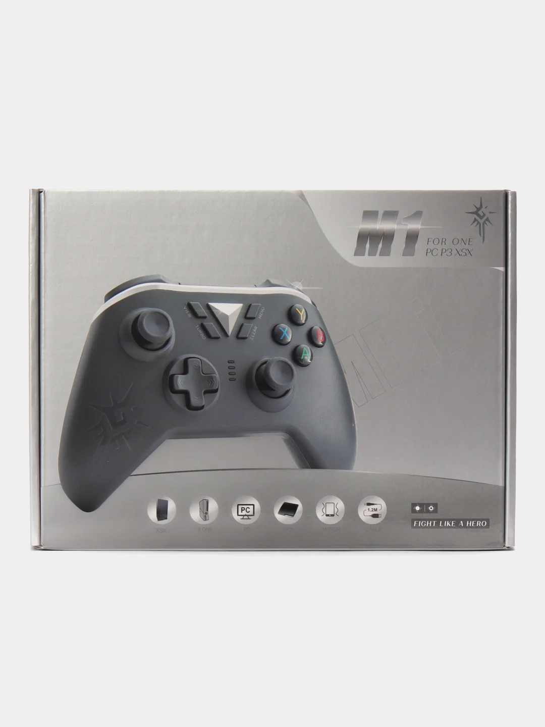 Серый беспроводной геймпад Controller M-1 для PC/PS3/ПК