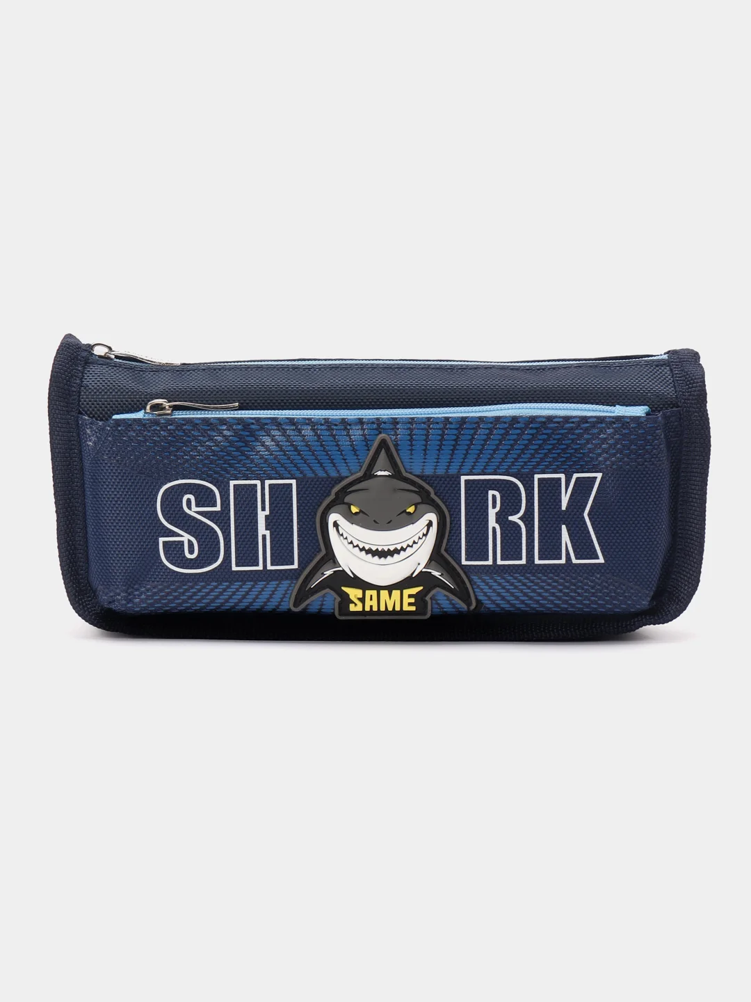 Пенал школьный для ручек, карандашей Юнландия, 2 отделения, Shark, 21х6х9 см, 270272