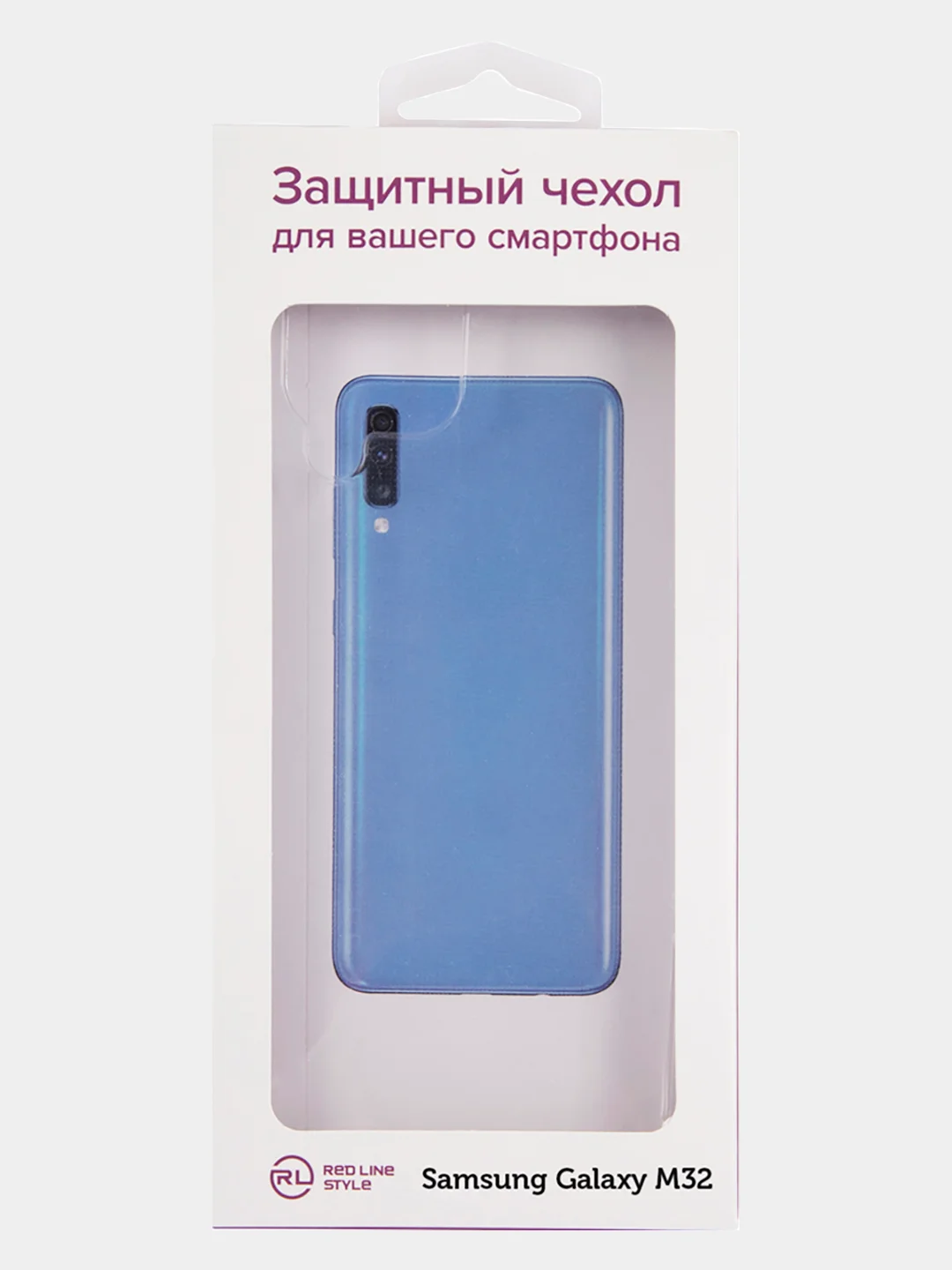 Прозрачный чехол силиконовый для Samsung Galaxy M32 накладка бампер прозрачный RedLine iBox Crystal