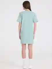Платье-футболка Oversize с принтом, короткое