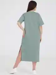 Платье женское с разрезами, большие размеры 46-60