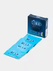 Синий презервативы из латекса, 3 штуки