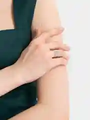 Бордовый парные кольца 2 штуки
