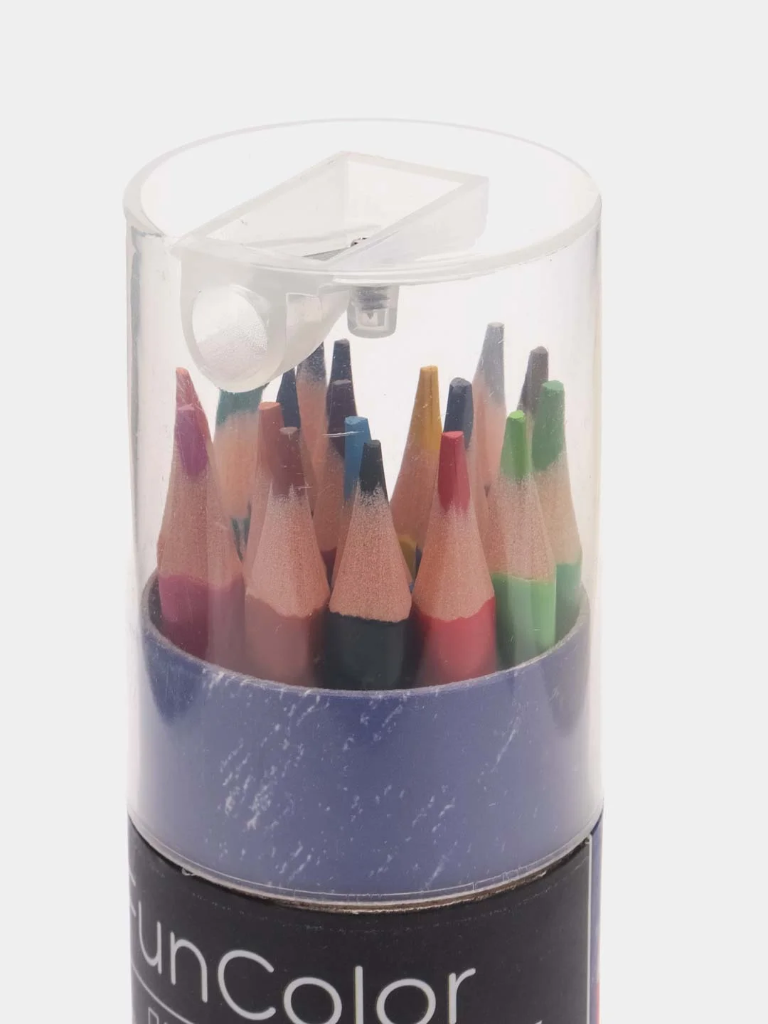 Зеленый карандаши цветные 12, 18, 24, 36 цветов Funcolor пластиковые, в картонной тубе